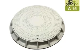 Kompozit Rögar Kapağı A15 Menteşesiz 600 mm