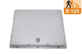 Kompozit Rögar Kapağı B125 Telekom Tipi 800mm 600mm