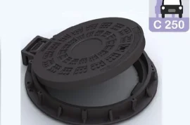 Kompozit Rögar Kapağı C250 Menteşeli 600mm