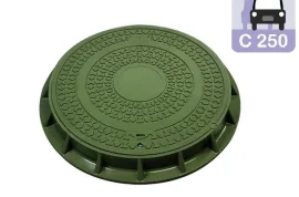 Kompozit Rögar Kapağı C250 Menteşesiz 600mm