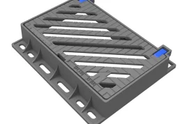 Sfero Döküm Pratik Kilitli 490 X 600 Yağmursuyu Izgara